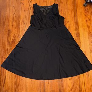 SIGNATURE by Robbie Bee Black Sleeveless Fit & Flare Dress – Size 20W